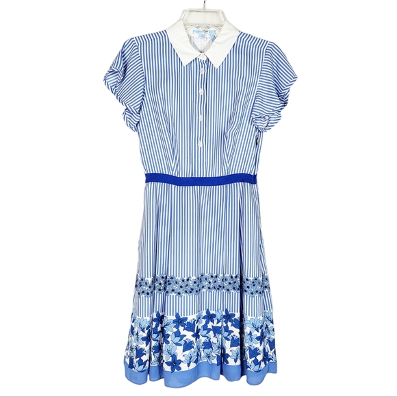 DRAPER JAMES Striped Willowick Dress - Picture 2 of 5